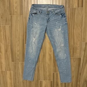 Old navy boyfriend skinny distressed Jean size 4